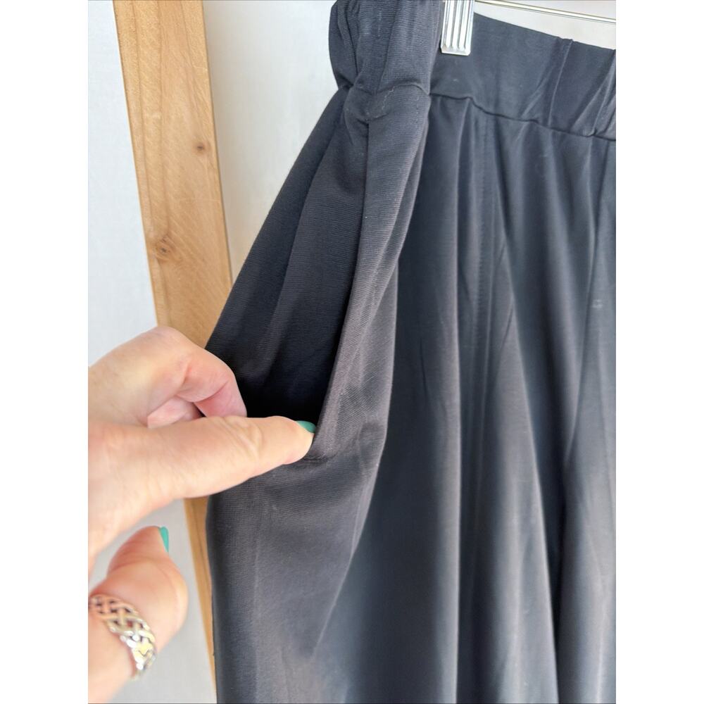 NWT Shana Black Lightweight Pockets Barrel Pants #0916 Size XL - Picture 3 of 5